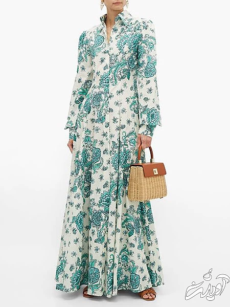 طرح هایی از مدل پیراهن نخی زنانه, ایده هایی برای مدل پیراهن نخی گلدار بلند, مدل های شیک پیراهن نخی گلدار بلند